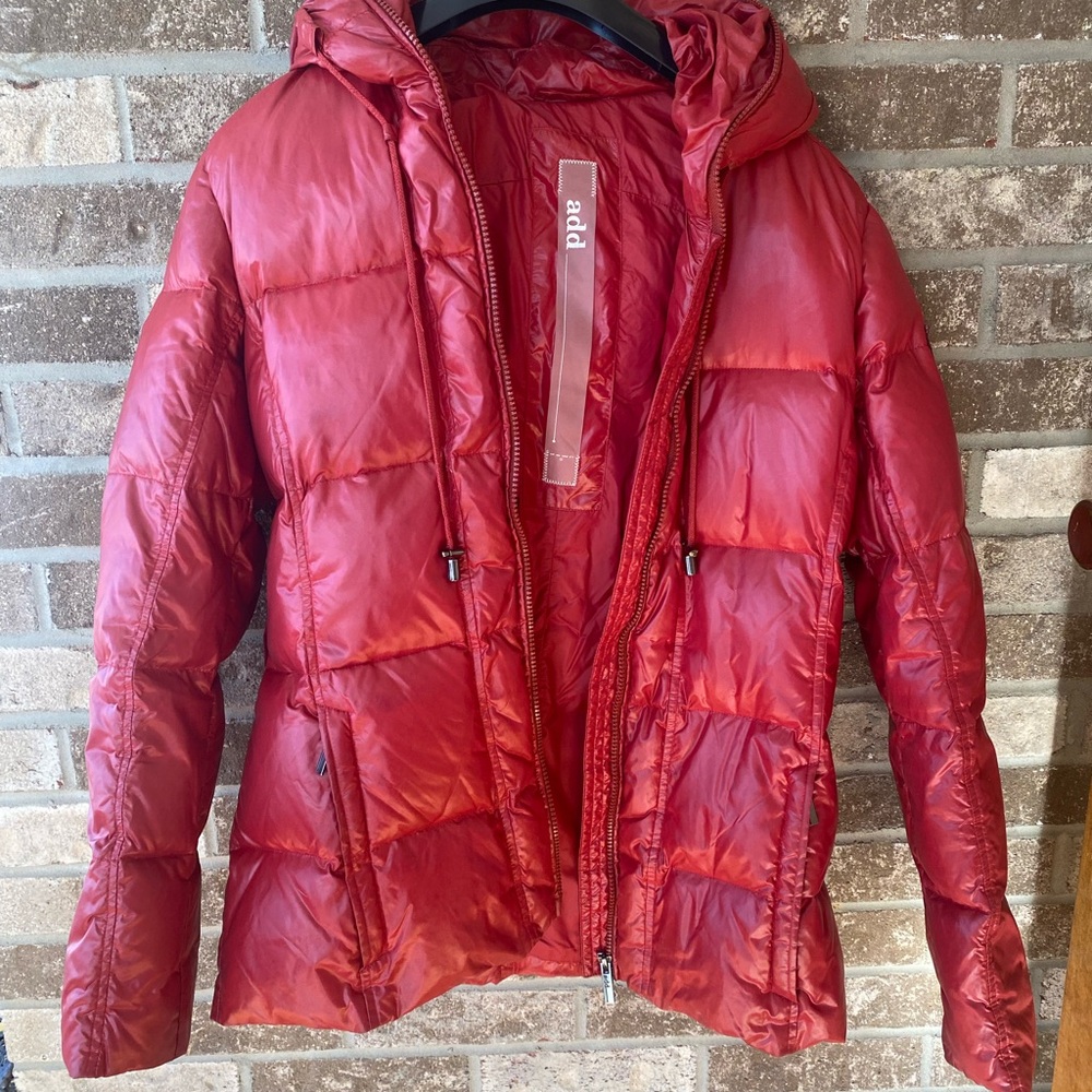 ADD Red Puffer Jacket - Picture 2 of 6